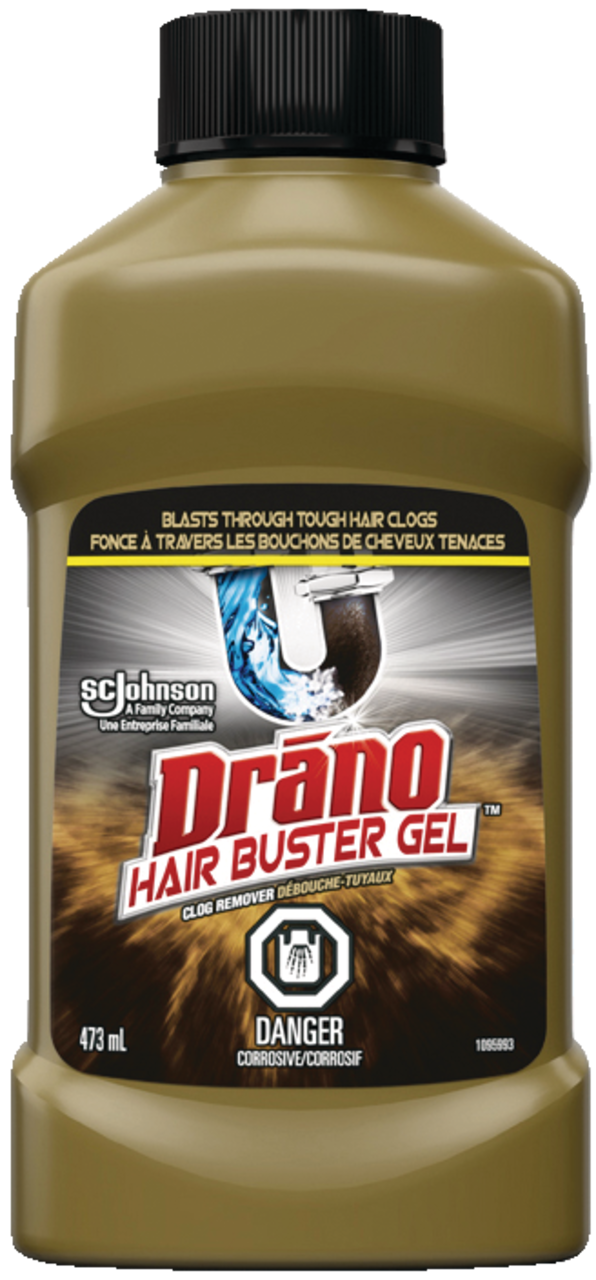 Drano Hair Buster Gel, Commercial Line, 16 oz (scjw314751)