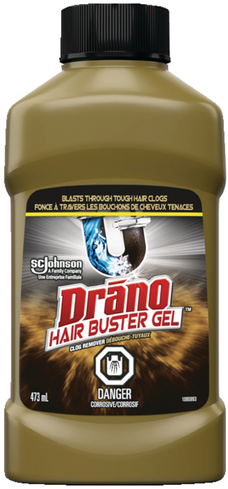 Drano Hair Buster Gel Drain Cleaner & Clog Remover, 473-mL | Canadian Tire