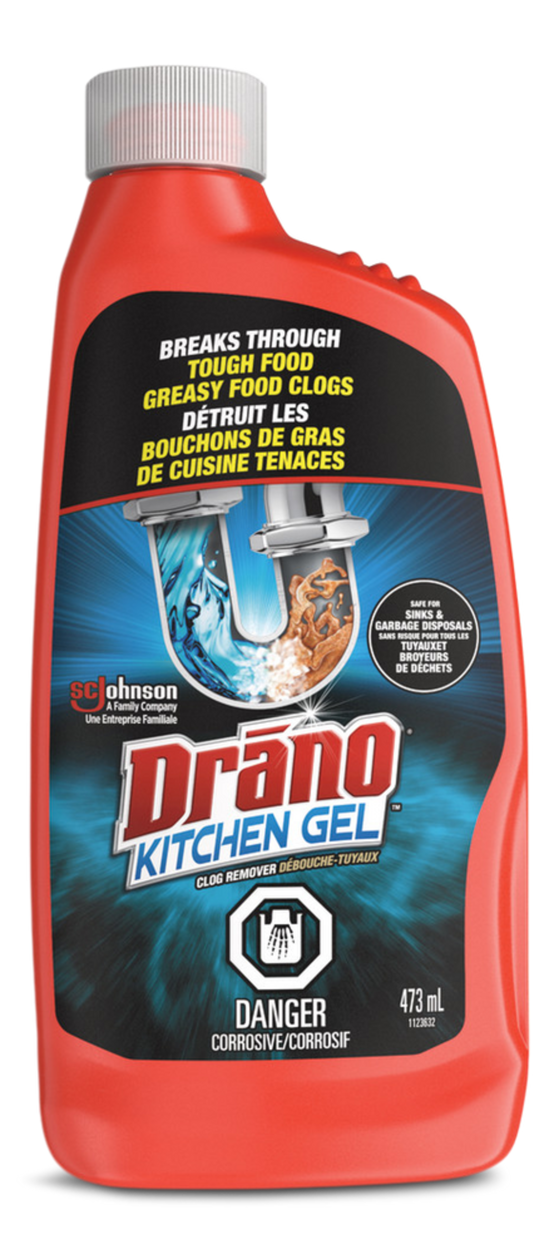 Drano Kitchen Gel Drain Clog Remover & Cleaner, 473mL Canadian Tire