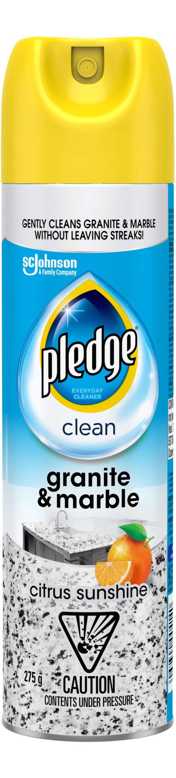 Pledge Granite and Marble Cleaner Spray, Citrus Scent, 275-g Front_Flat