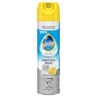 Pledge Stainless Steel Cleaner Spray, Lemon Scent, 275-g Front_Flat