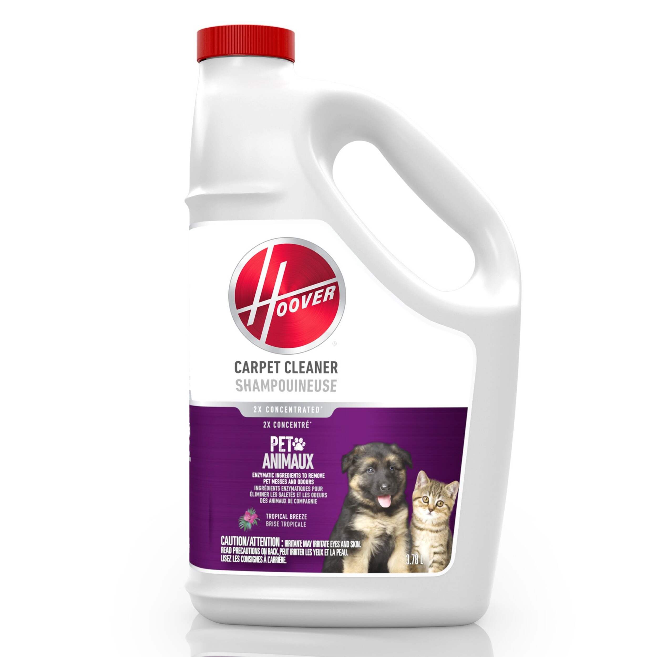 Hoover Paws & Claws Deep Clean & Neutralize Carpet Cleaning Formula, 3.78-L Front_Flat