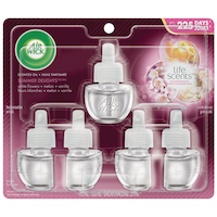 Air Wick Scented Oil Air Freshener Refills, Infused with Essential Oils, Assorted Scents, 5-pk