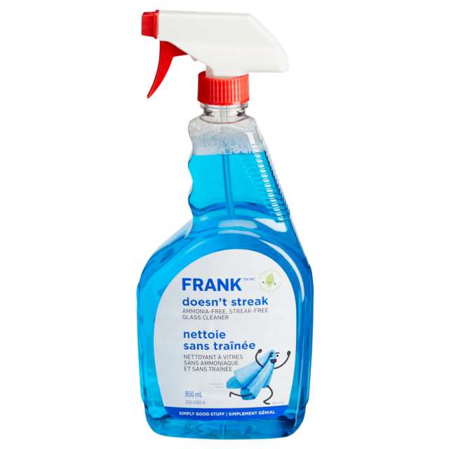 FRANK AmmoniaFree Glass and Window Cleaner Spray, 950mL Canadian Tire