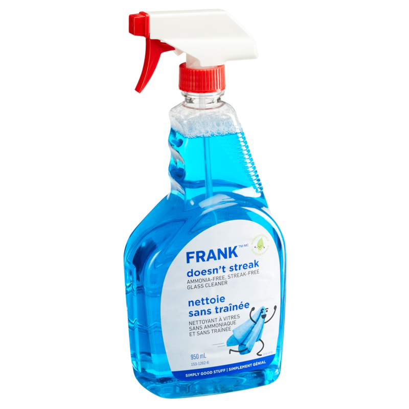 FRANK AmmoniaFree Glass and Window Cleaner Spray, 950mL Canadian Tire