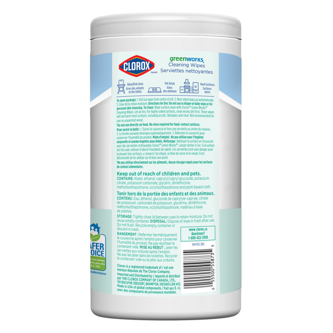 Clorox On-The-Go Disinfecting Wipes, Fresh Meadow, 30-pc