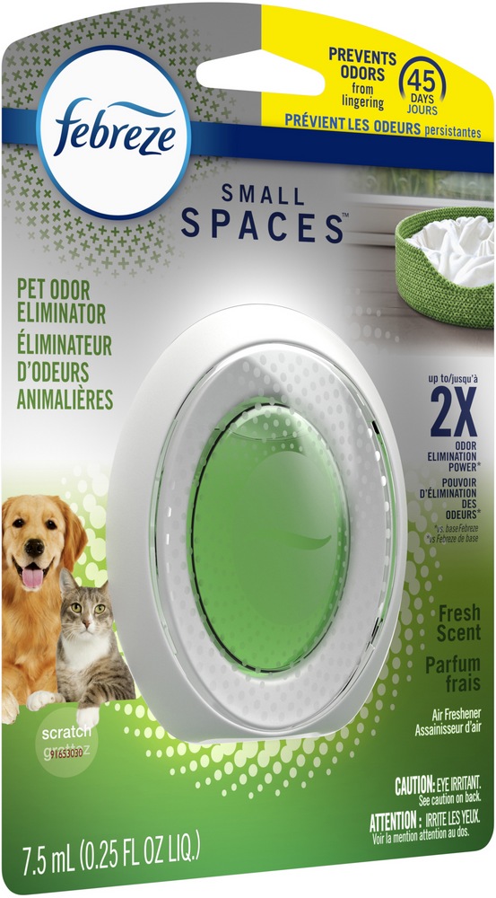 Febreze Small Spaces Pet Odour Eliminator Air Freshener, Fresh Scent, 7