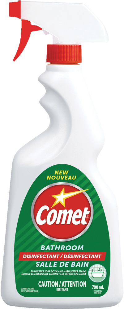 Comet Disinfectant Bathroom Cleaner Spray, 700mL Canadian Tire
