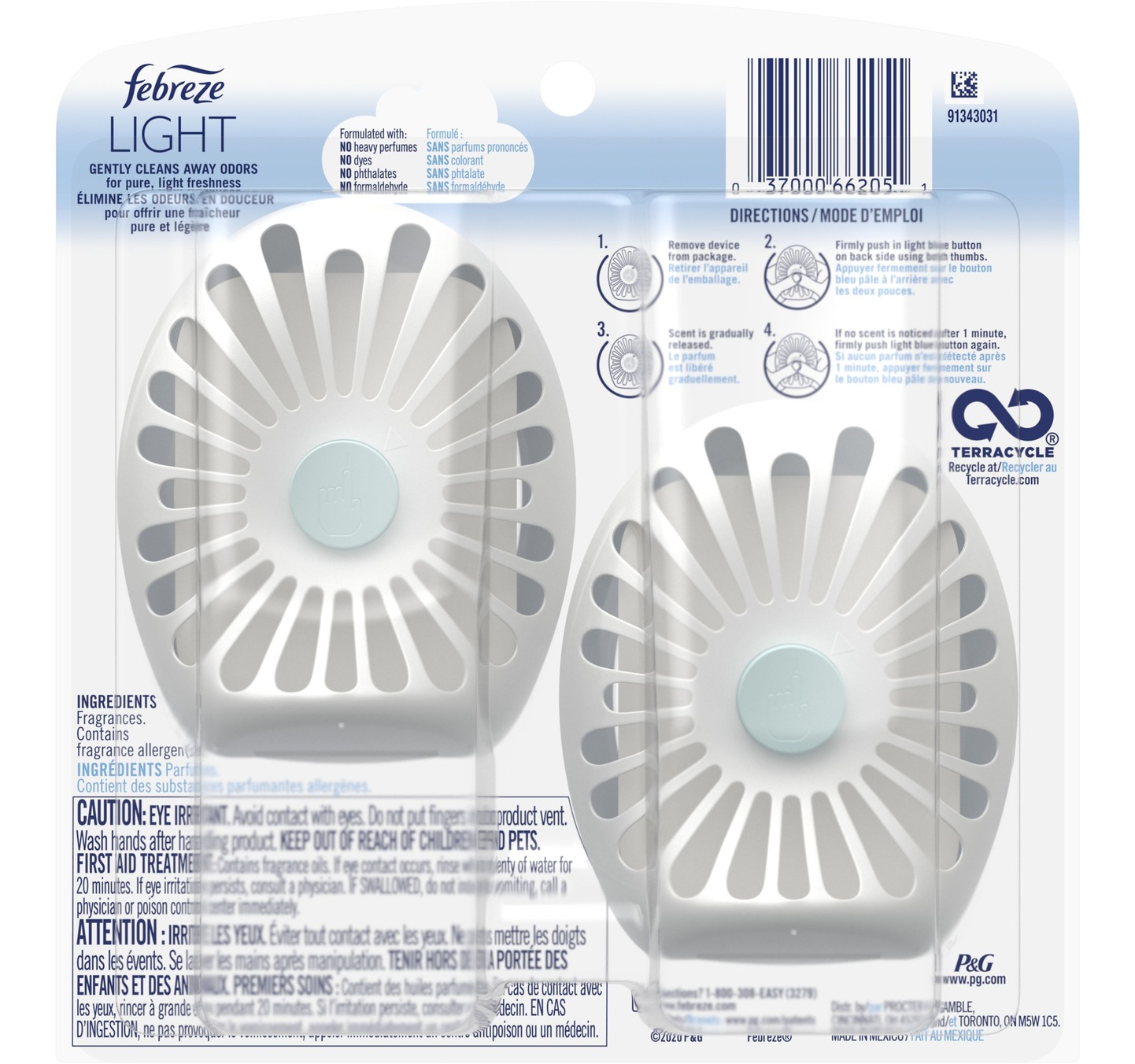 Febreze Light Small Spaces Air Freshener, 2pk Canadian Tire