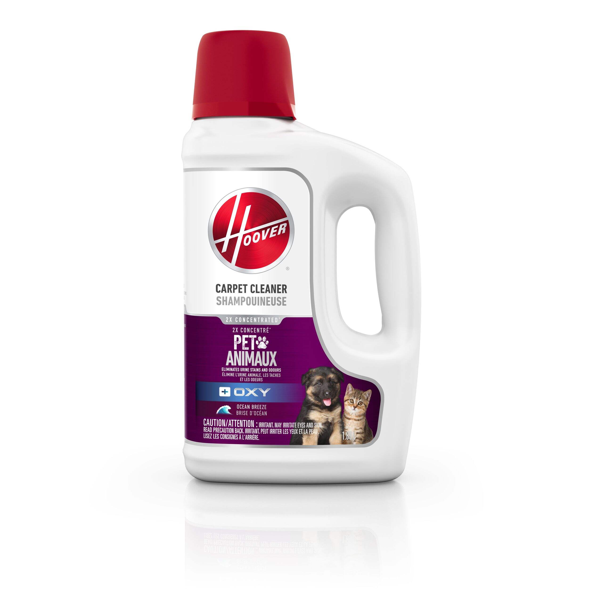 Éliminateur d’urine et de taches Hoover Oxy Pet, 1,89 L Front_Flat