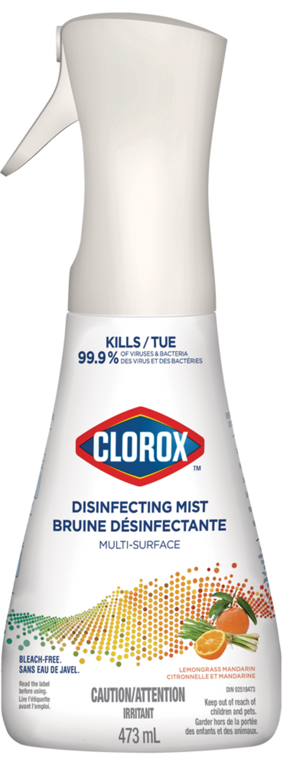 Clorox Multi-Surface Disinfecting Mist, Orange Front_Flat
