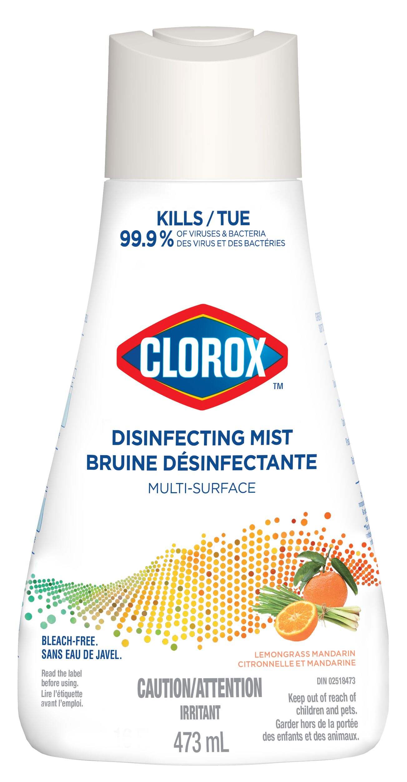 Clorox Multi-Surface Disinfecting Mist Refill, Orange Front_Flat