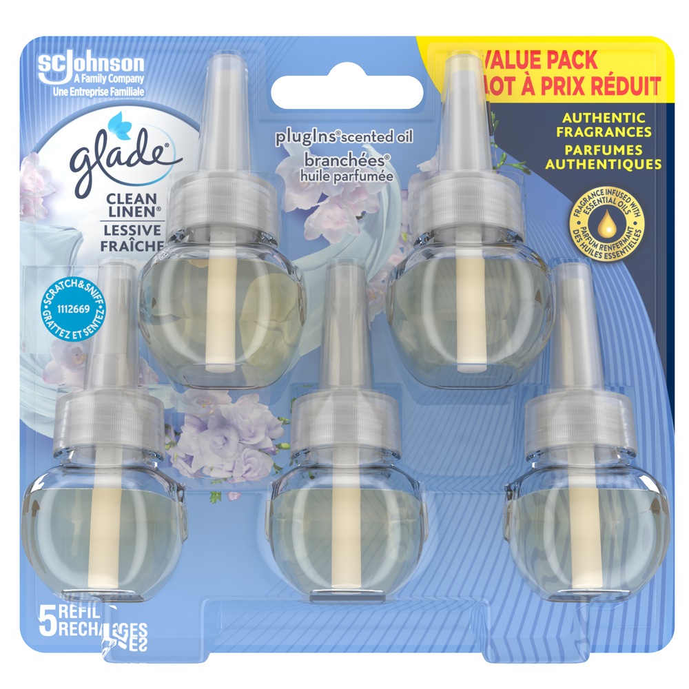 Glade PlugIn Scented Oil, 5pk Canadian Tire