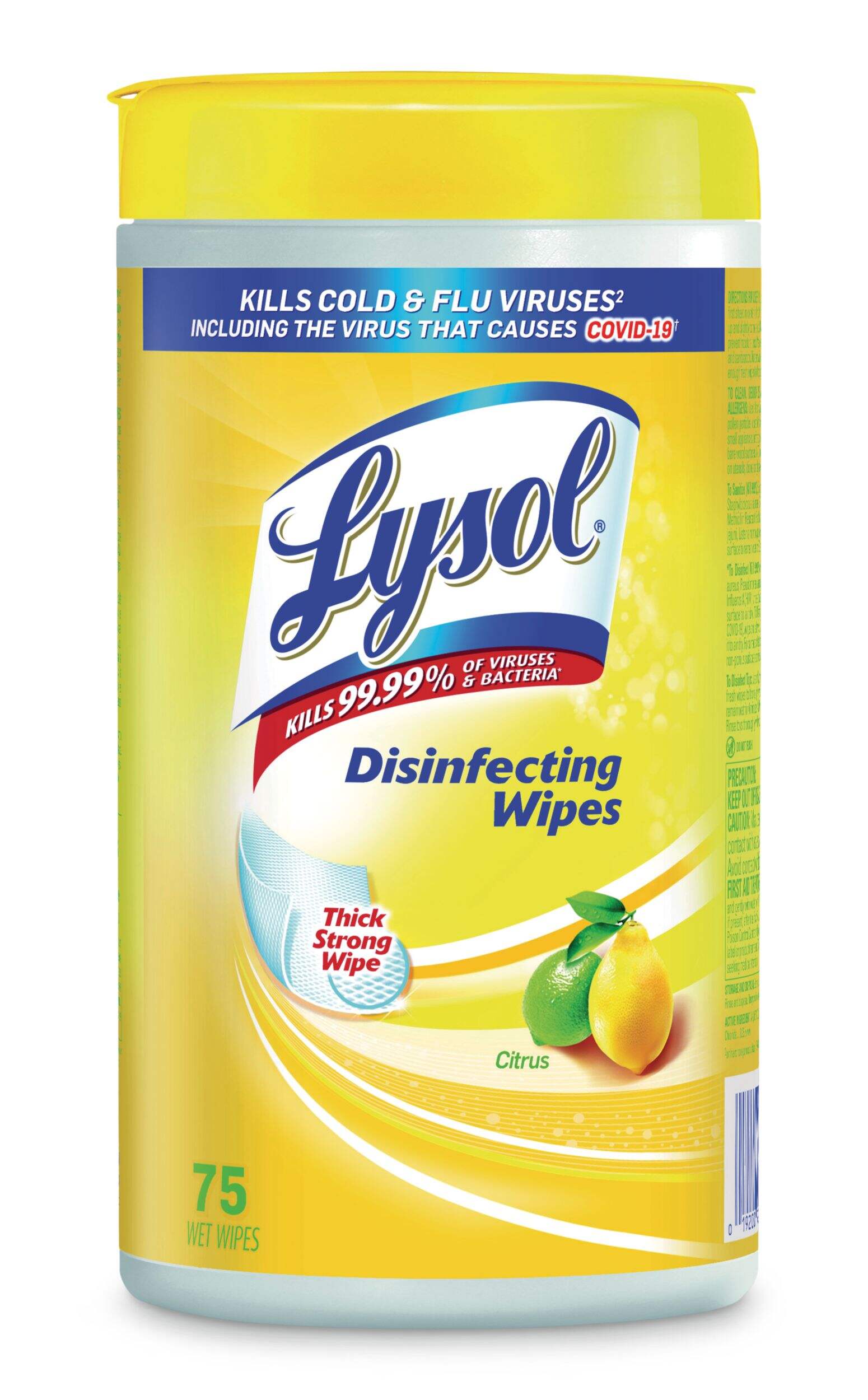 LYS DIS WIPES CIT 75