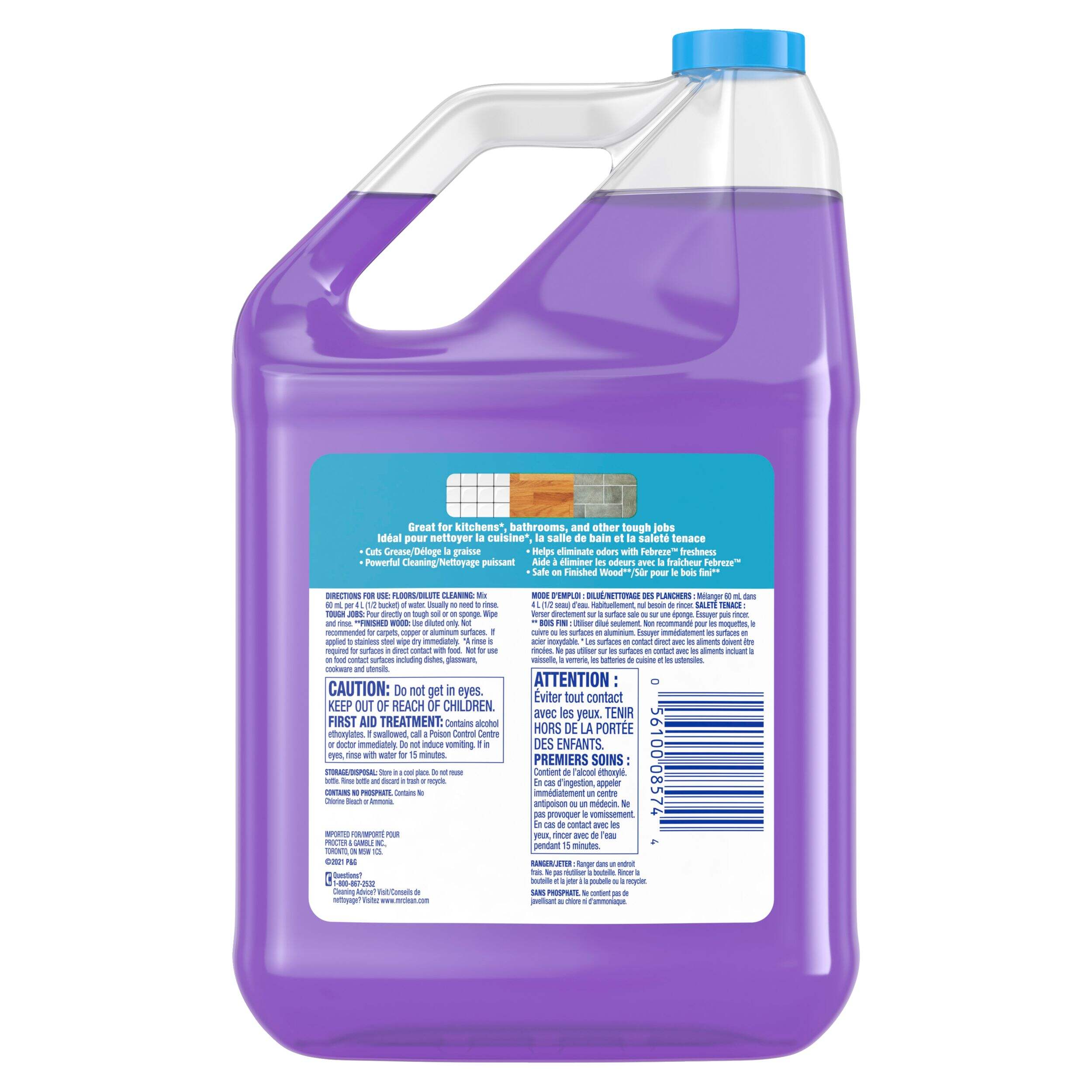 Mr. Clean MultiSurface Cleaner with Febreze Freshness, Lavender