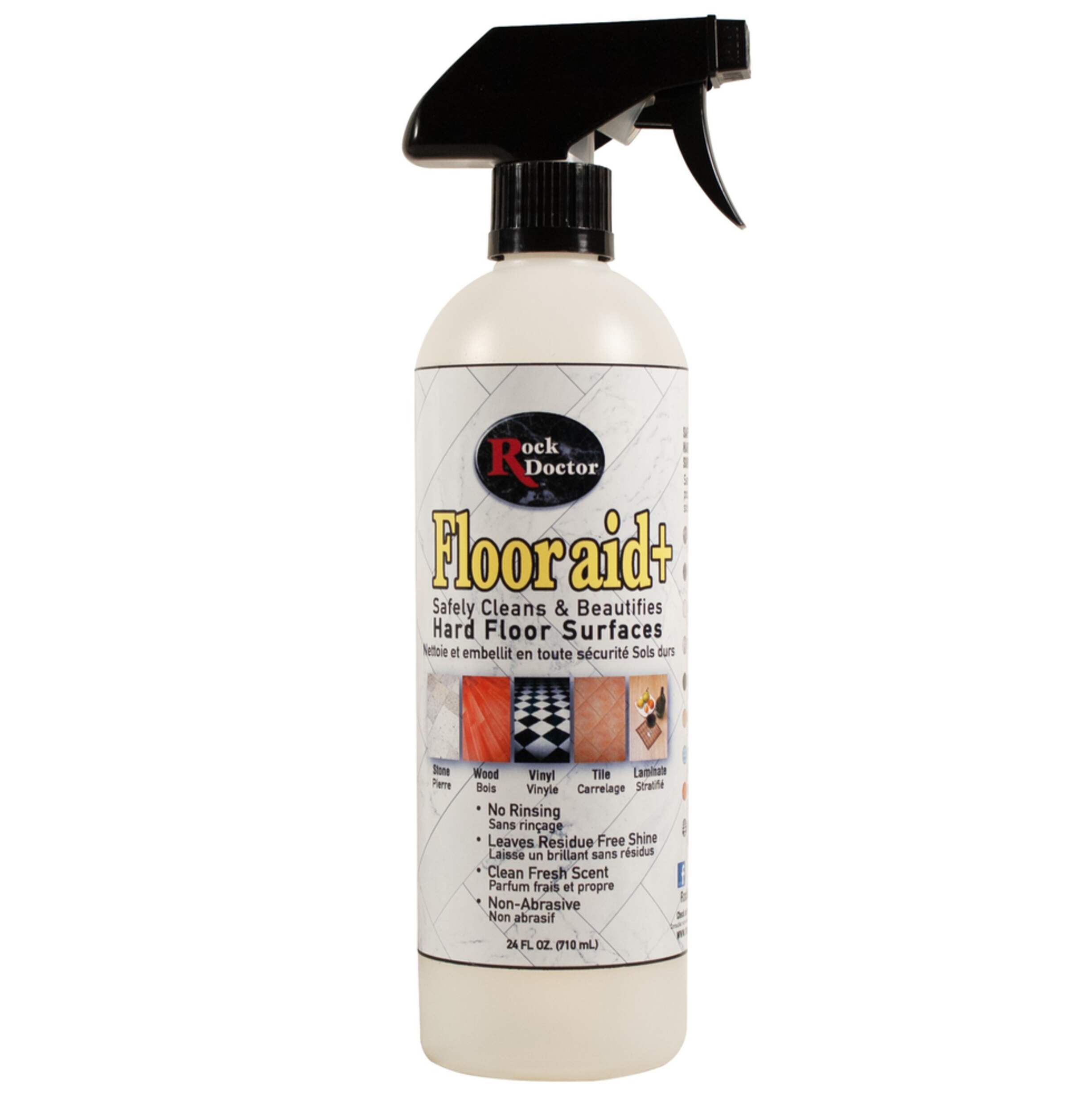 Rock Doctor Flooraid+ Floor Cleaner, Clean Fresh Scent, 710-mL Front_Flat
