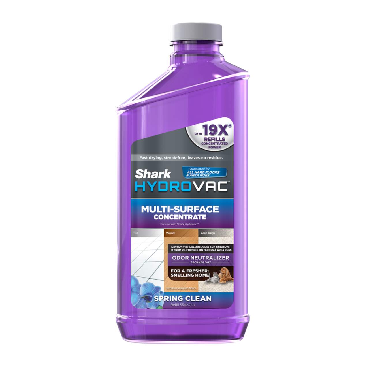 Shark HydroVac™ Multi-Surface Concentrate Cleaner, Fast Drying