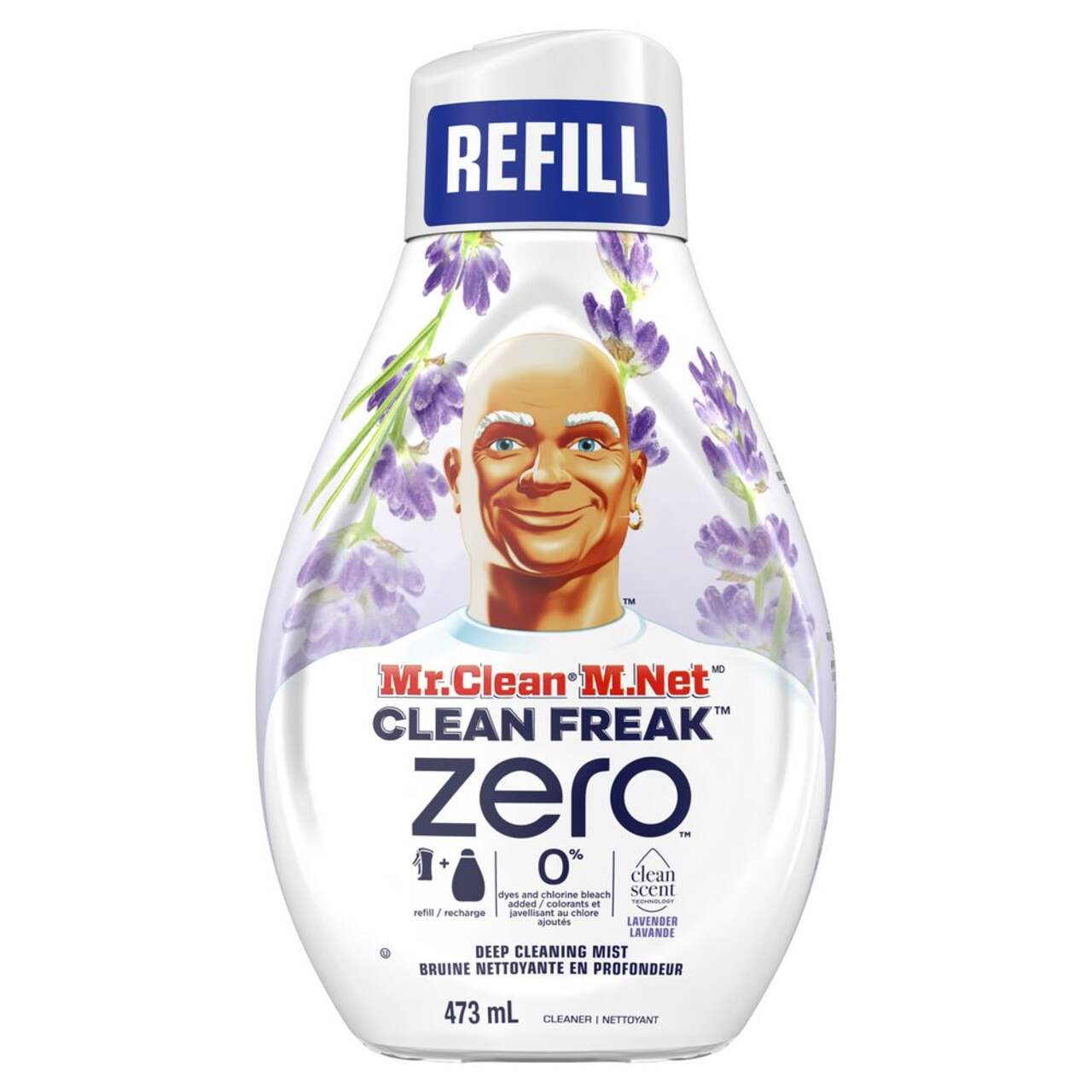 Mr. Clean Clean Freak Zero Deep Cleaning Mist, Lavender Scent Refill, 1  count, 473mL