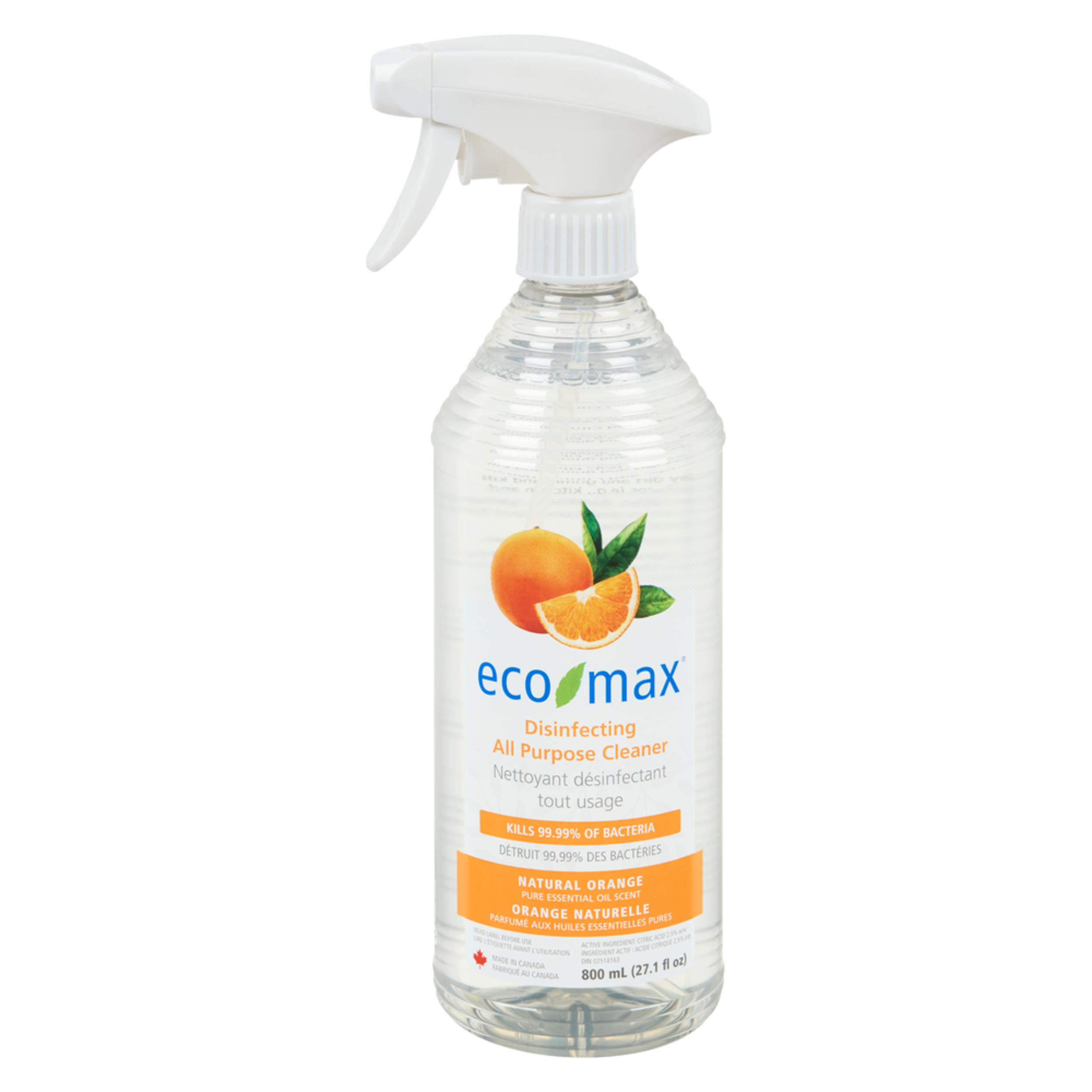 All Purpose Cleaner Disinfectant, Orange, 800mL Canadian Tire