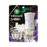 Air Wick Scented Oil Air Freshener, Infused with Essential Oils, Includes Plug-In Warmer & Refill, Assorted Scents, 2-pk Front_Flat