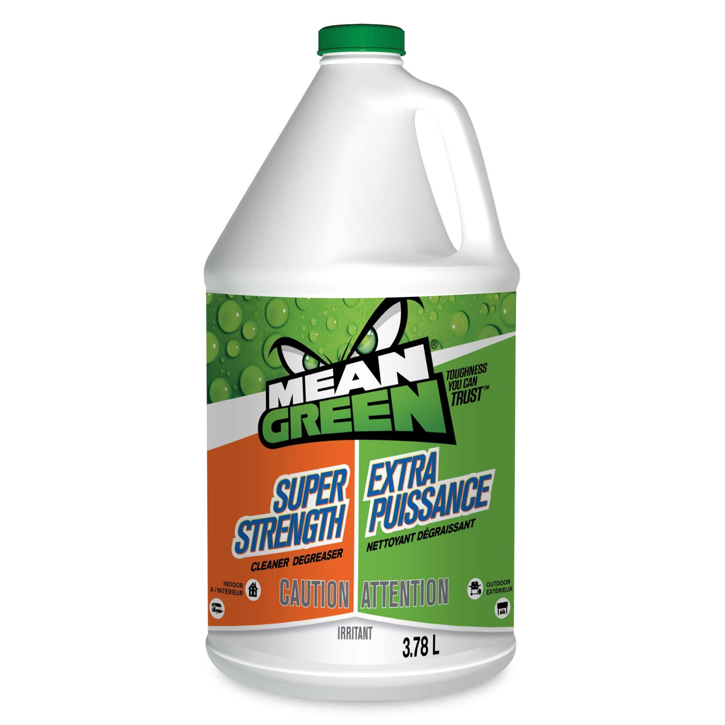 Nettoyant tout usage Mean Green Super Strength, intérieur et extérieur, 3,78 L Front_Flat