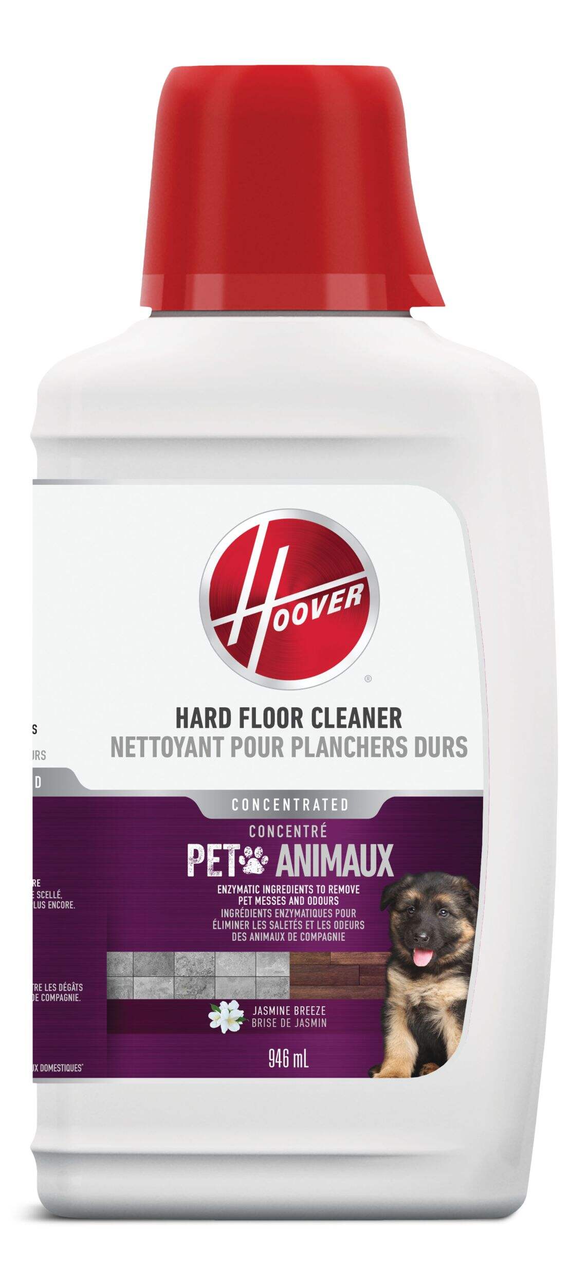 Hoover Pet Hard Floor Cleaner, Fresh Breeze, 946-ml Front_Flat