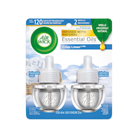 Air Wick Scented Oil Twin Refill, Linen, 2-pk