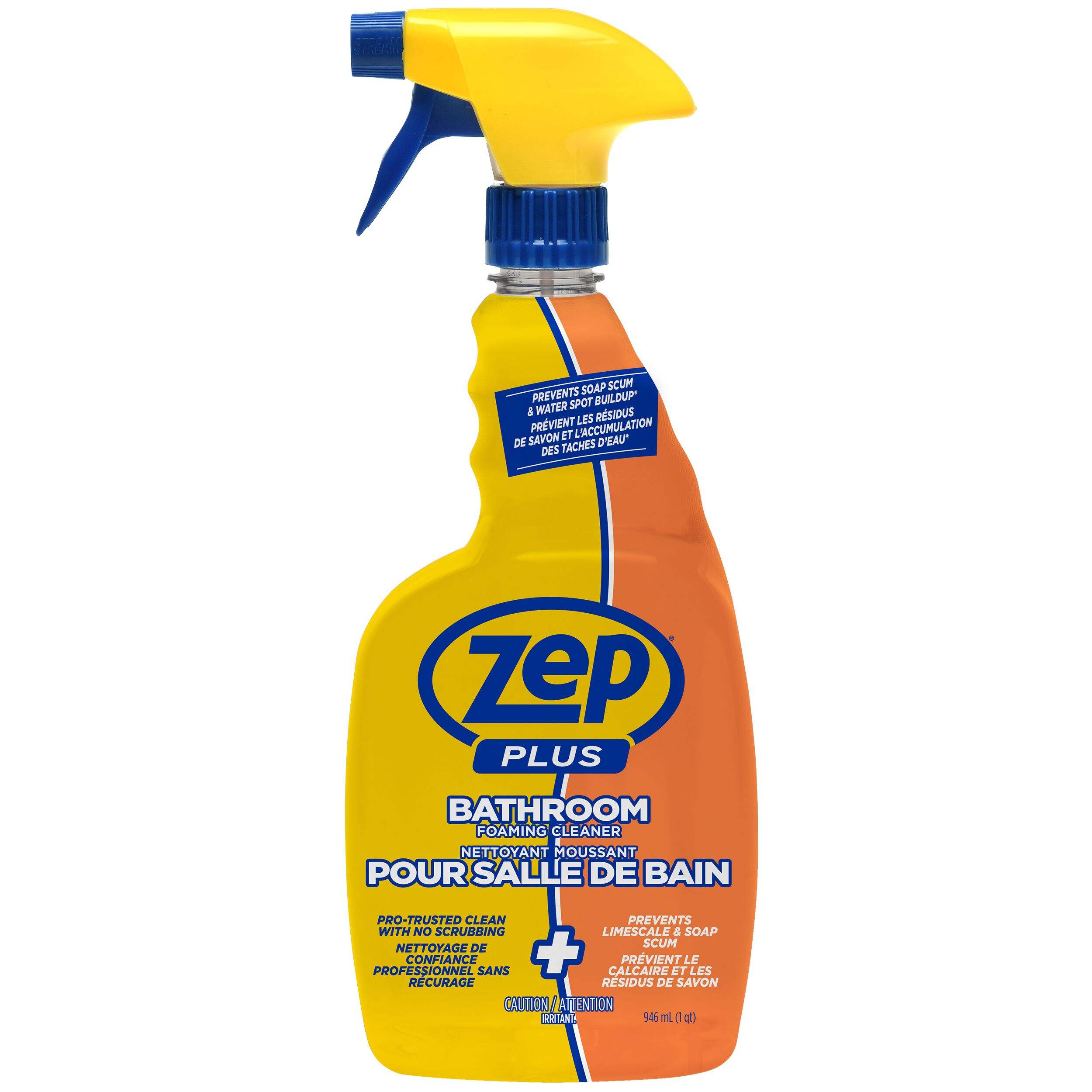 Zep Plus Foaming Bathroom Cleaner, 946-mL Front_Flat
