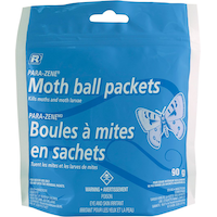 Recochem Para-Zene Anti-Odour Moth Ball Packets, 340-g Front_Flat