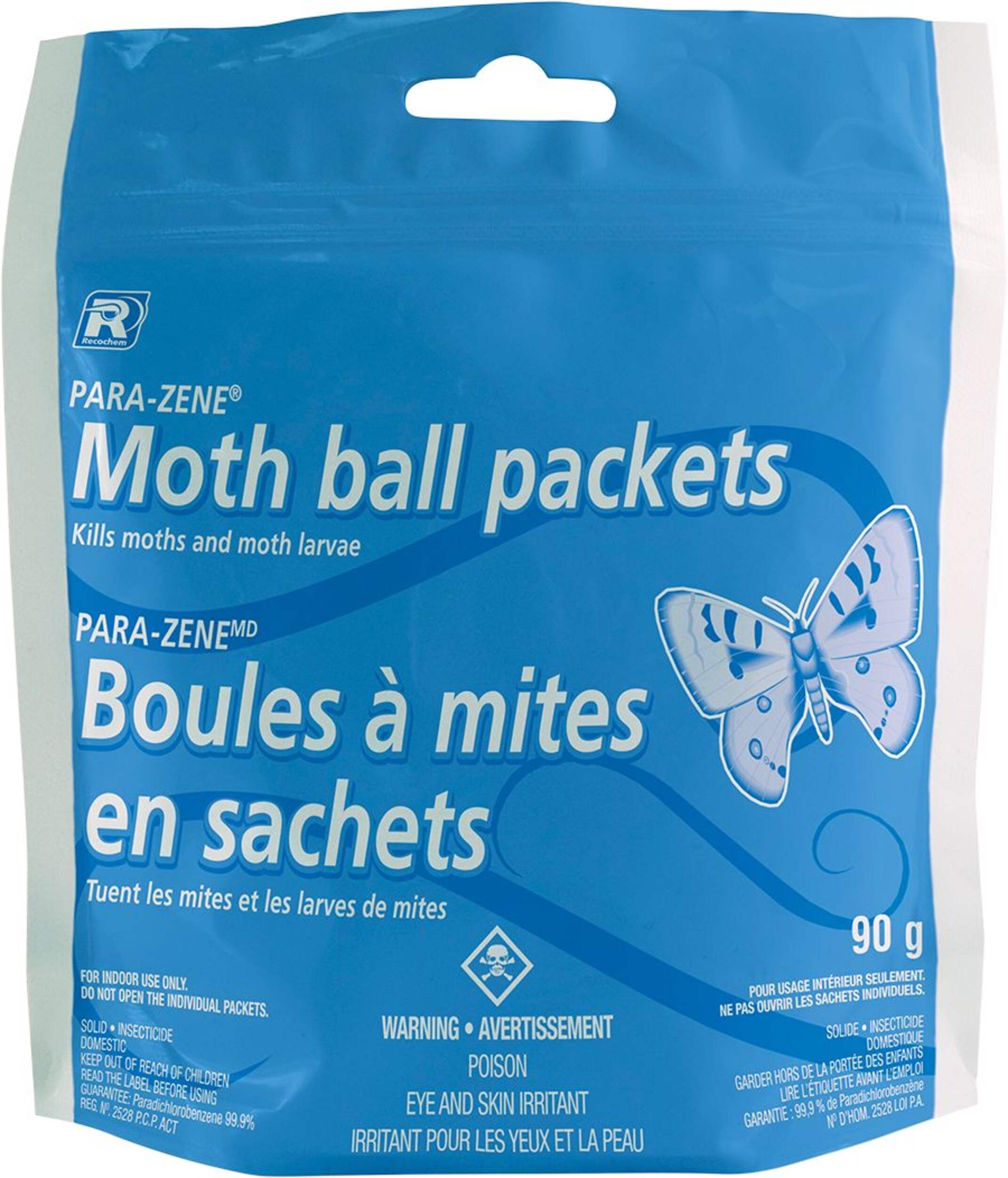 Recochem Para-Zene Anti-Odour Moth Ball Packets, 340-g Front_Flat