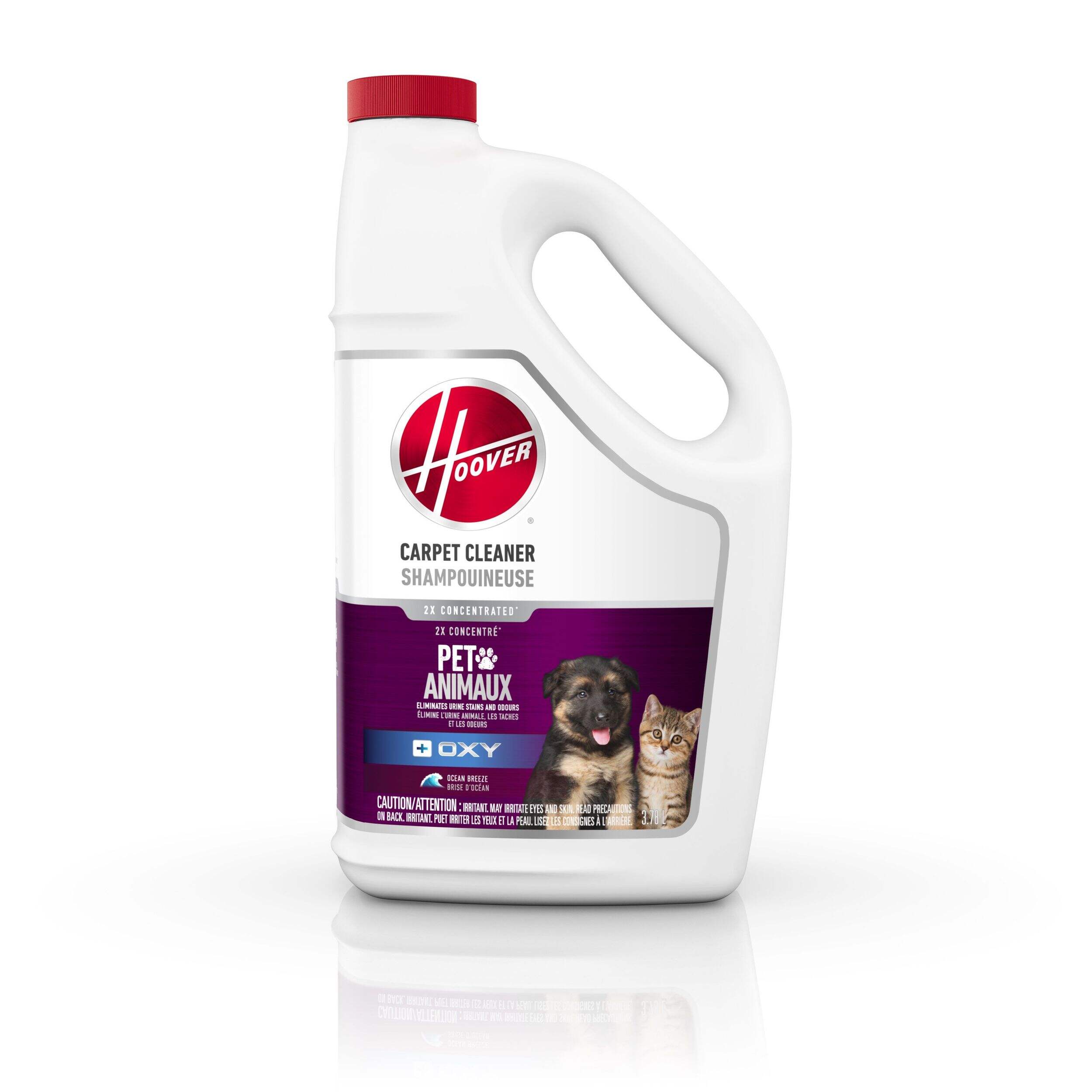 Nettoyant de tapis Hoover Oxy Pet, 128 oz Front_Flat