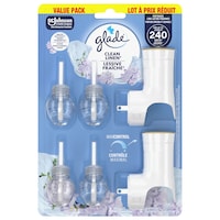 Glade Plug Ins Scented Oil 2+4 (4 Refills, 2 Warmers), 19.8-mL