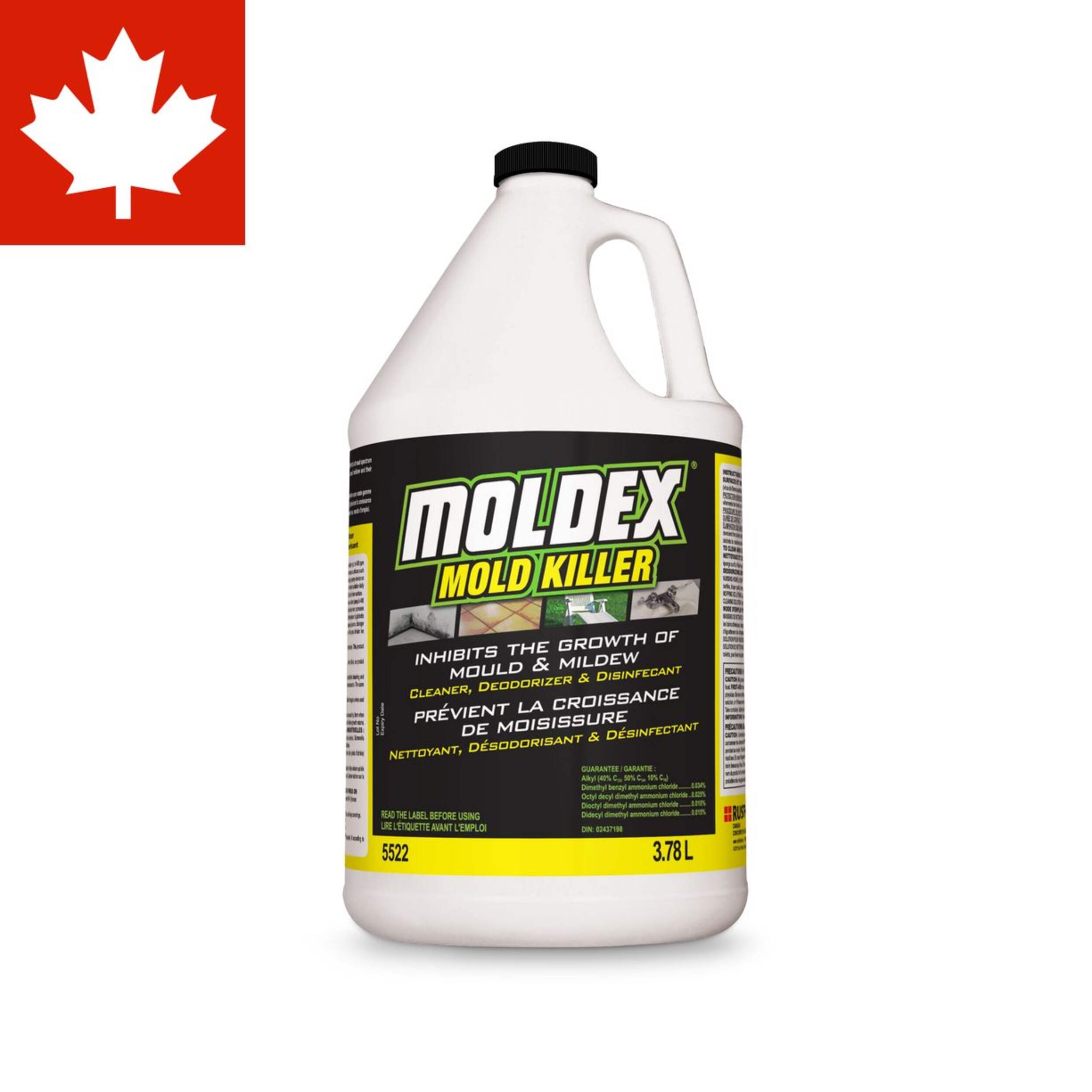 Moldex Mold Killer, Cleaner, Deeodorizer, & Disinfectant, 650-mL Front_Flat