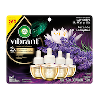 Air Wick Scented Oil Refill, Vibrant Lavender ,4-pk