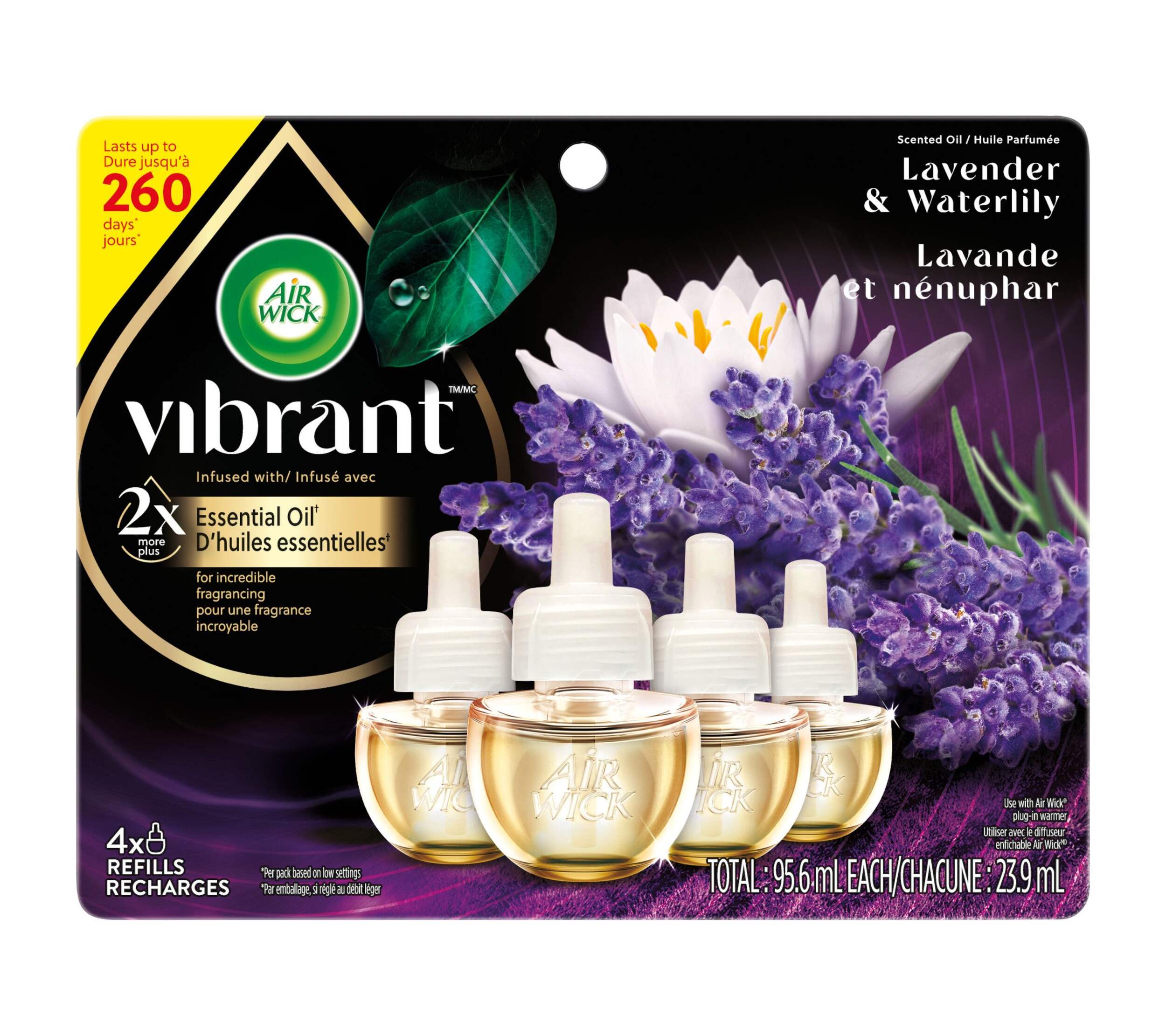 Air Wick Scented Oil Refill, Vibrant Lavender ,4-pk Front_Flat