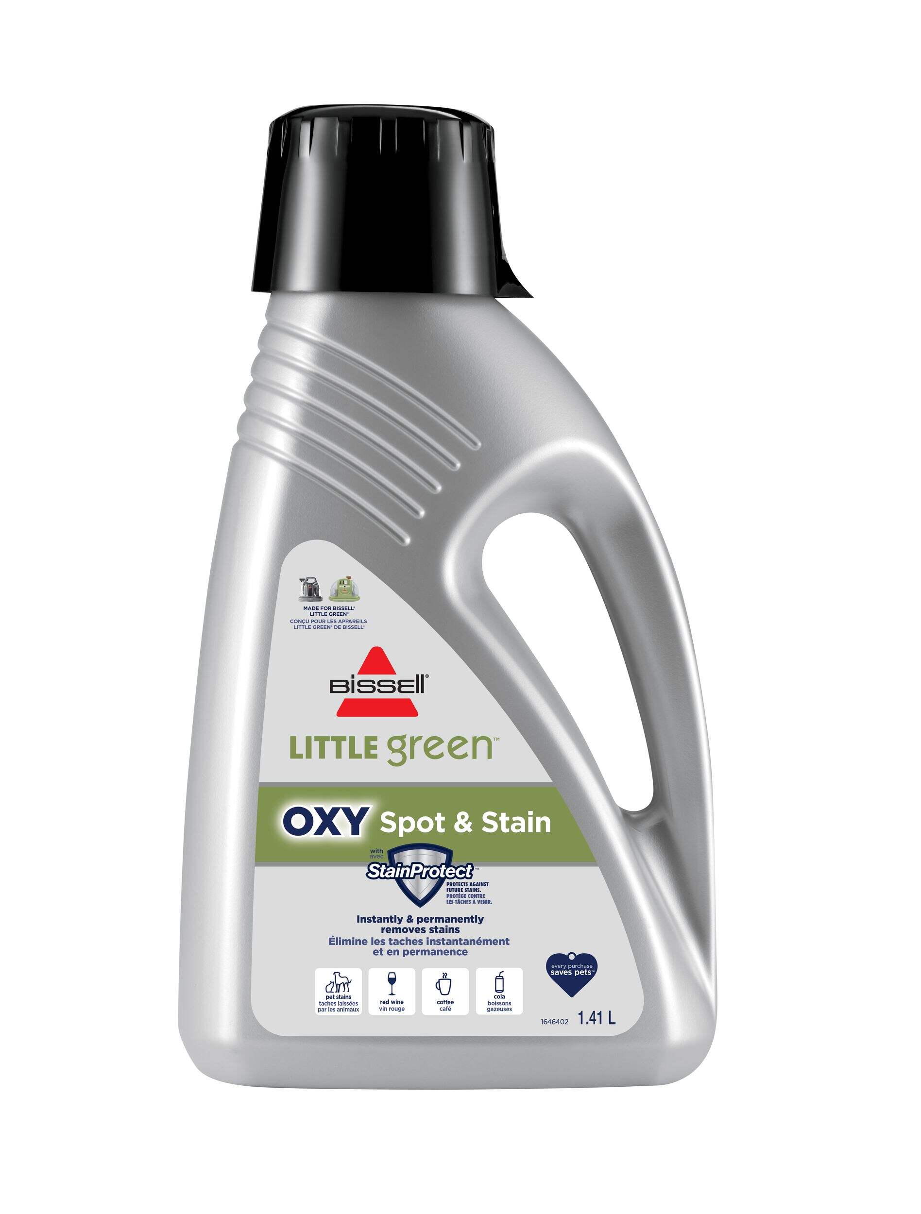 Bissell Little Green Oxy Spot and Stain Remover, 1.4-L Front_Flat