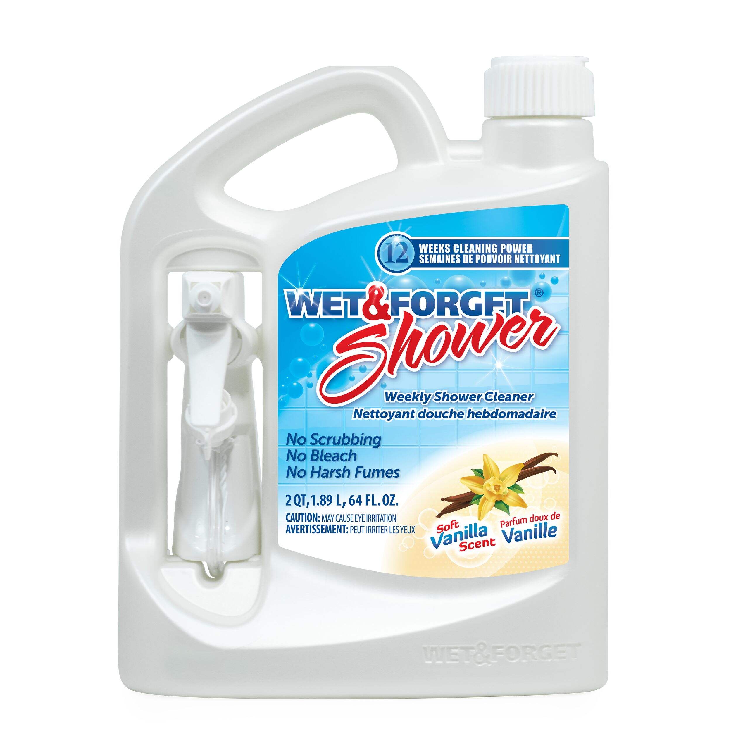 Wet & Forget Weekly Shower Cleaner, Vanilla Scent, 1.89-L Front_Flat