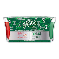 Glade® Cherish the Present & Be at Peace Holiday Candles, 2-pk