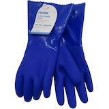 FRANK Flock-Lined Vinyl Gloves, Assorted Sizes, 1-Pair Front_Flat