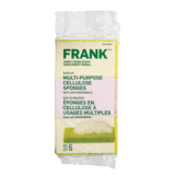 FRANK Multi-Purpose Cellulose Sponge, 6-pk Overhead_Flat