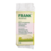 FRANK Multi-Purpose Cellulose Sponge, 6-pk Overhead_Flat