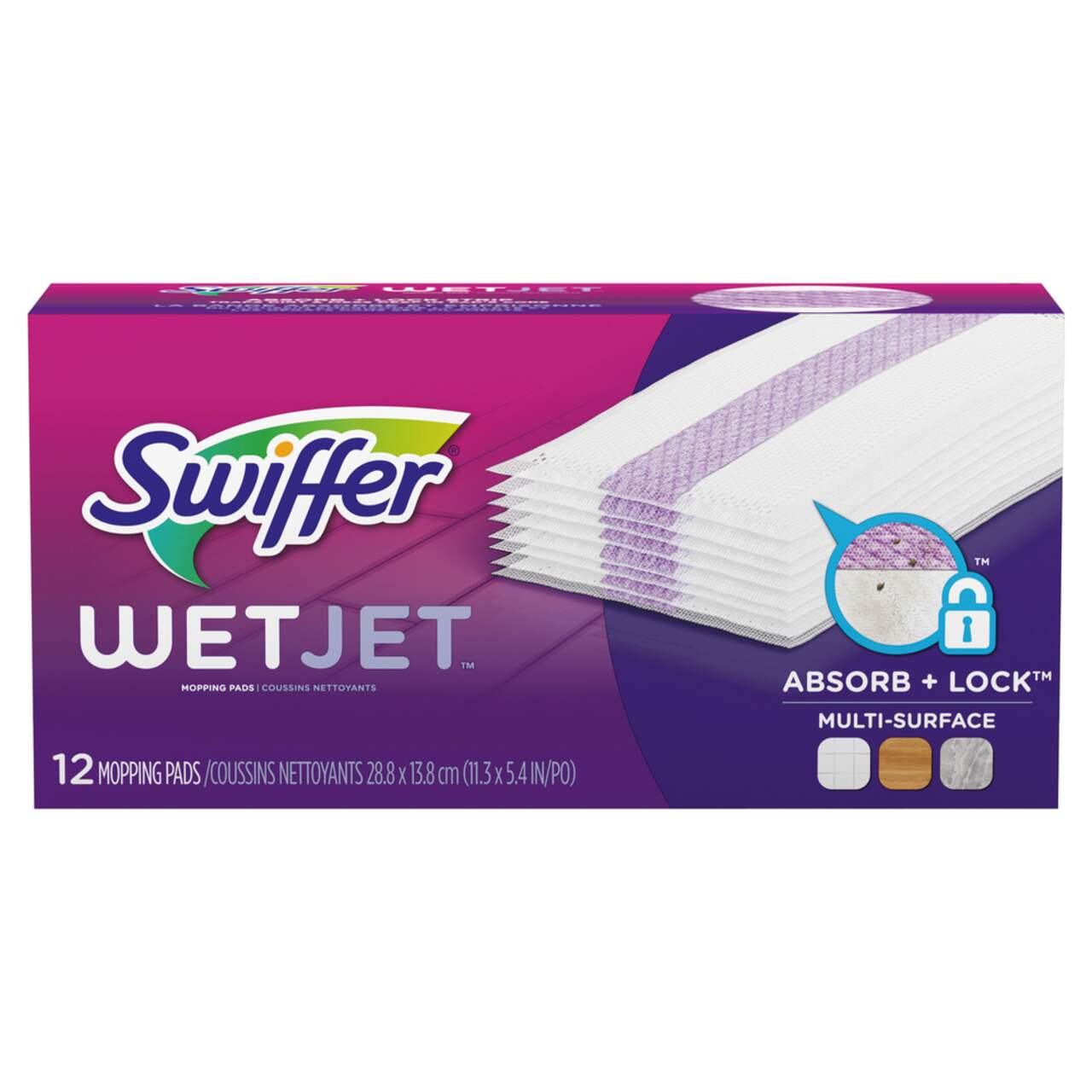 WetJet Wood Cleaning Pad, 12-Ct.