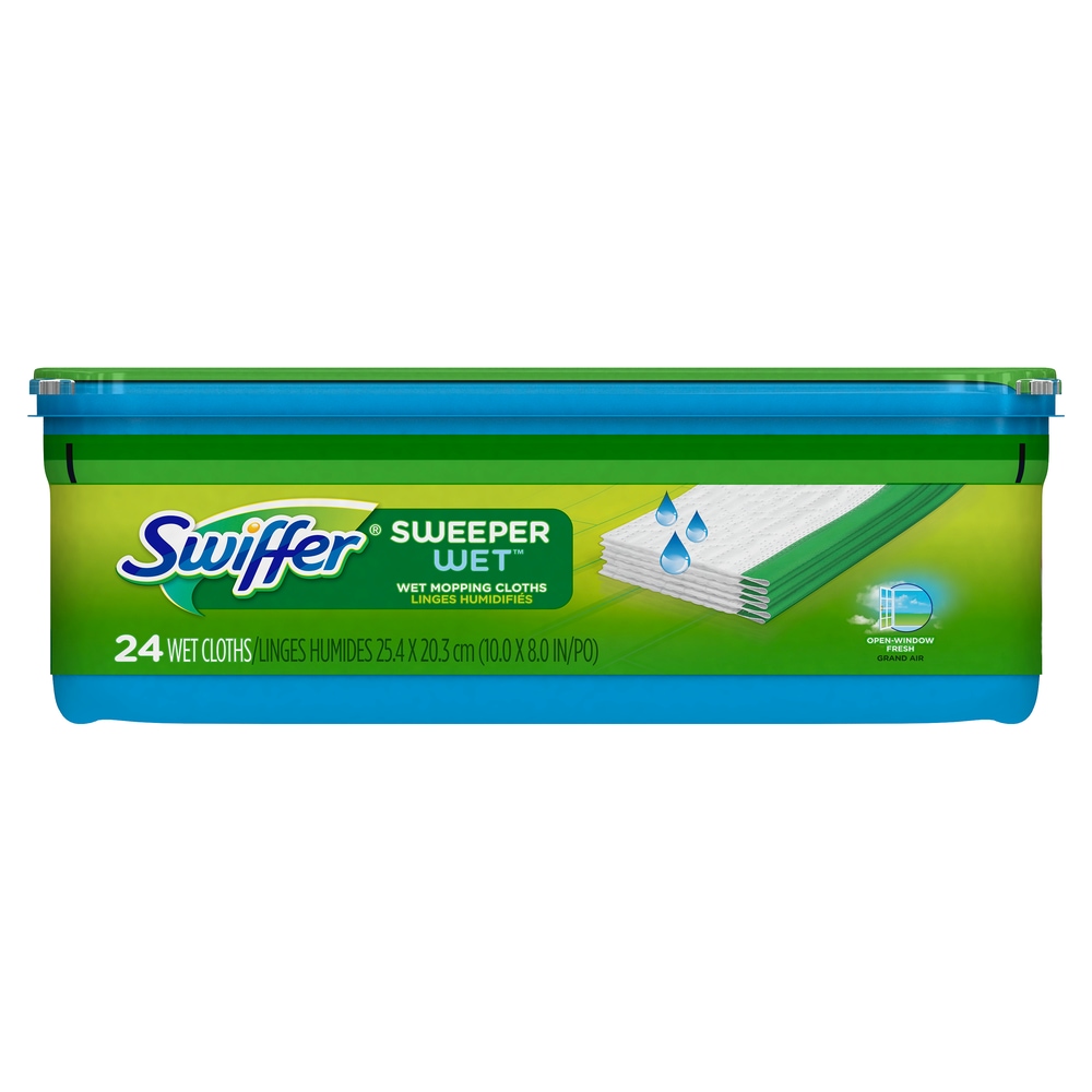 Swiffer Sweeper Wet Mopping Cloths, OpenWindow Fresh, 24pk Canadian