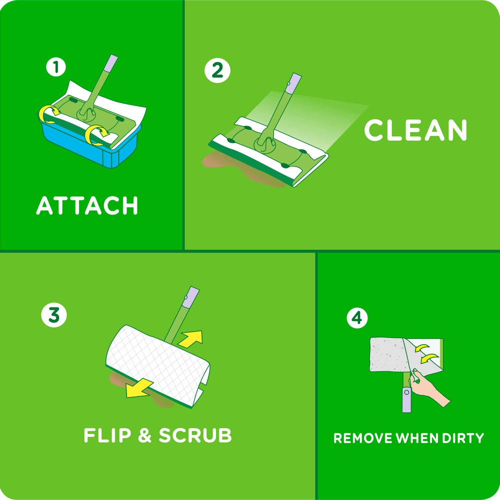 Swiffer Sweeper Wet Mopping Cloths, OpenWindow Fresh, 24pk Canadian