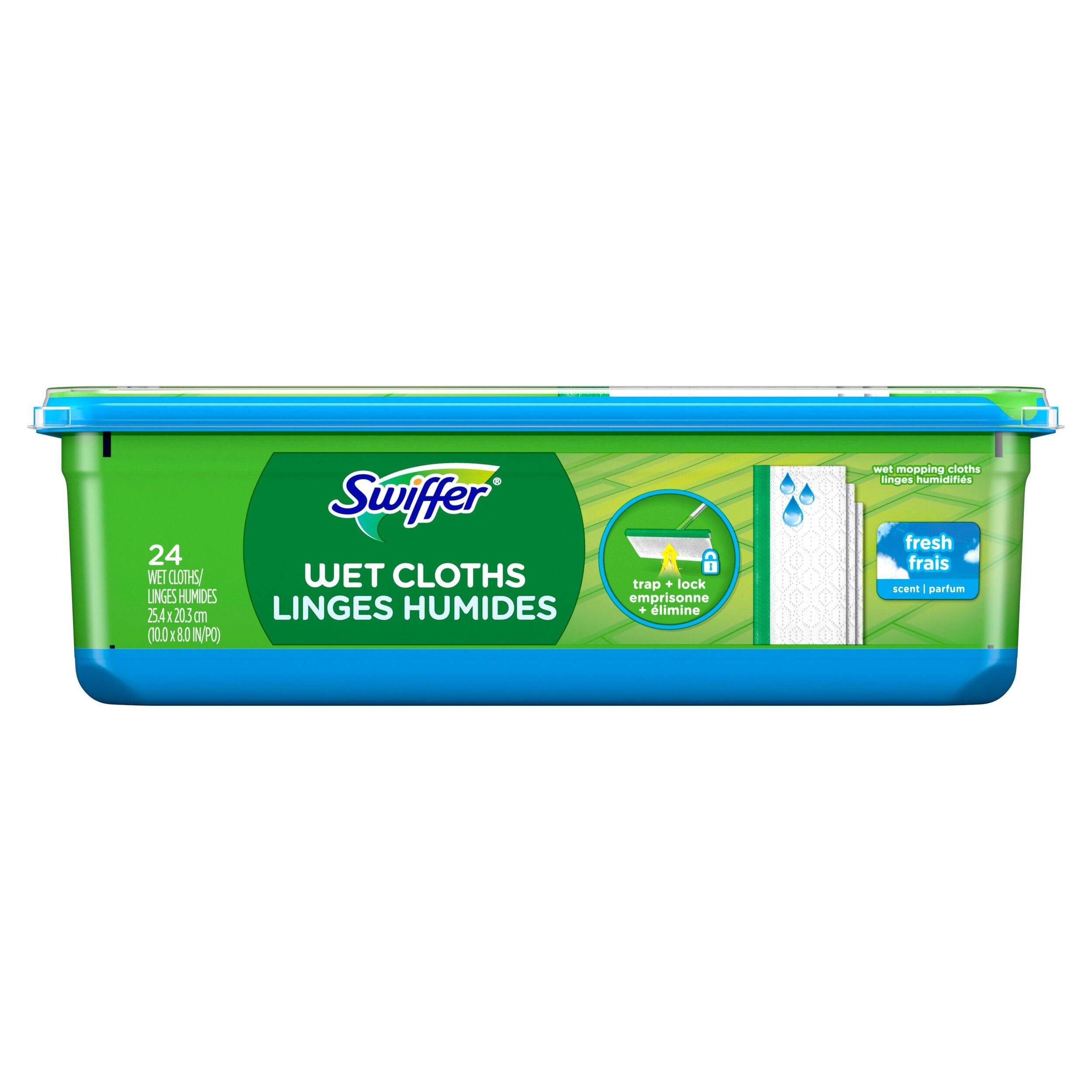Swiffer Sweeper Wet Mopping Cloths, Open-Window Fresh, 24-pk Front_Flat