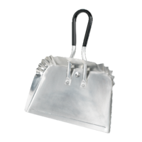 Mastercraft Legend Metal Dustpan with Rubber Grip Front_Angled_Left