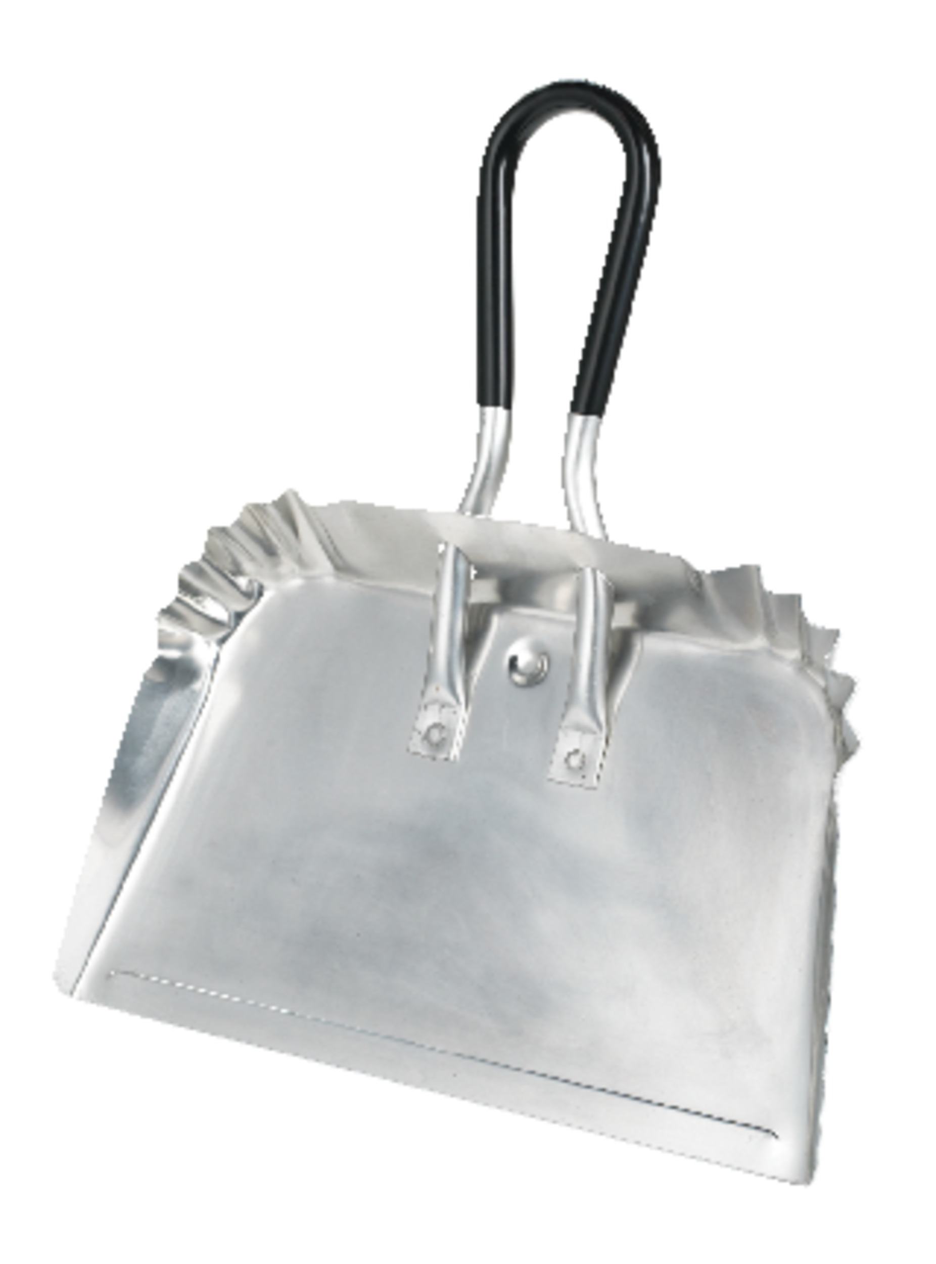 Mastercraft Legend Metal Dustpan with Rubber Grip Front_Angled_Left