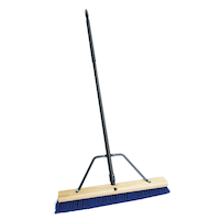 Mastercraft Multi-Surface Push Broom with Steel Handle, 24-in Front_Three_Fourths_Angled_Right