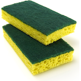 3M Scotch-Brite Heavy-Duty Scrub Sponge, 3-pk Front_Angled_Right
