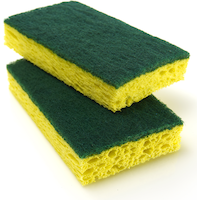 3M Scotch-Brite Heavy-Duty Scrub Sponge, 3-pk Front_Angled_Right